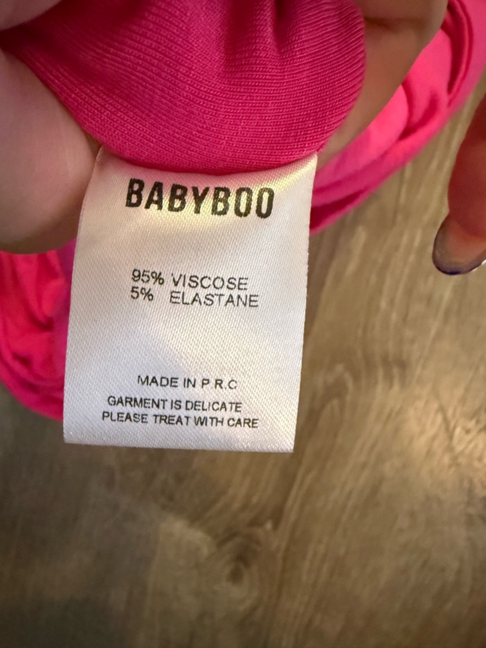 Babyboo RIA MINI DRESS - HOT PINK - Picture 9 of 9